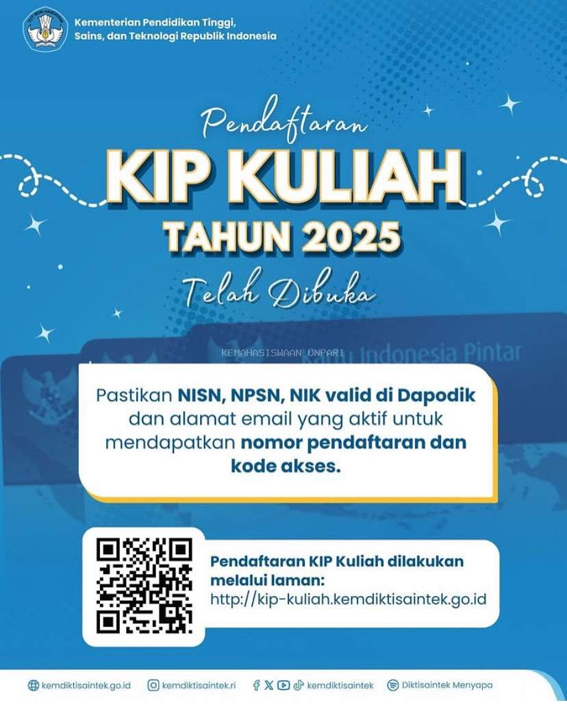 Pendaftaran dan Pemberkasan Beasiswa KIP Kuliah Universitas PGRI Silampari Tahun 2025