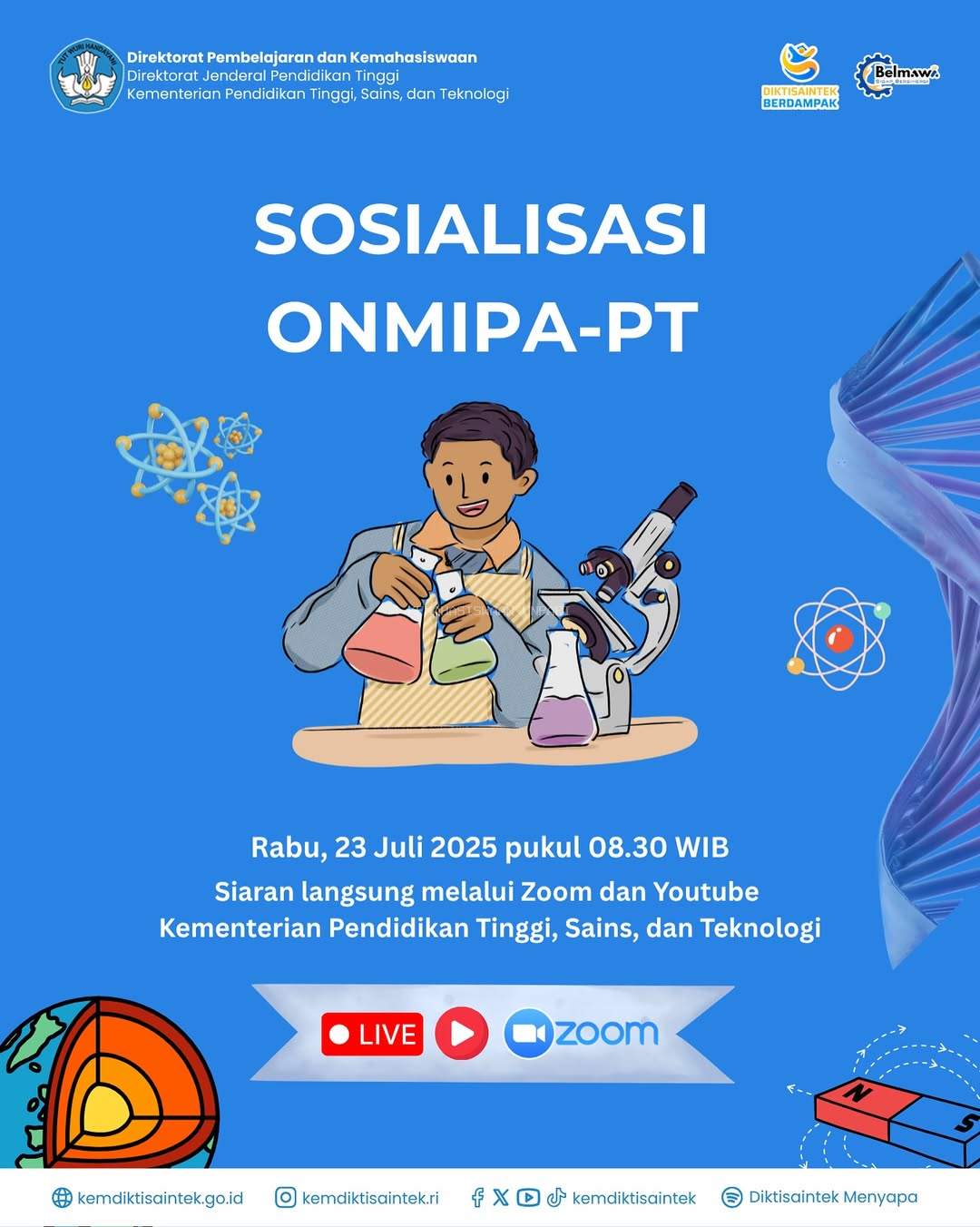 Pendaftaran ONMIPA-PT 2025 Resmi Dibuka!